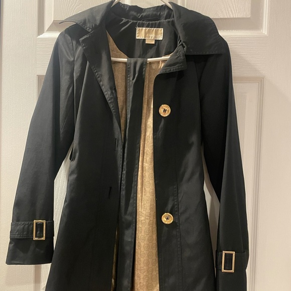 Michael Kors Black Raincoat - Picture 2 of 12
